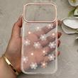 قاب گوشی iPhone 17 Pro Max آیفون شفاف PC CASE شفاف پشت طلق فانتزی طرح گل کد 157757