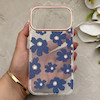 قاب گوشی iPhone 17 Pro Max آیفون شفاف PC CASE شفاف پشت طلق فانتزی طرح گل کد 157758
