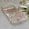 قاب گوشی iPhone 17 Pro Max آیفون شفاف PC CASE شفاف پشت طلق فانتزی طرح گل کد 157759