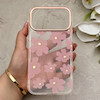 قاب گوشی iPhone 17 Pro Max آیفون شفاف PC CASE شفاف پشت طلق فانتزی طرح گل کد 157761