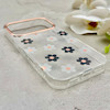 قاب گوشی iPhone 17 Pro آیفون شفاف PC CASE شفاف پشت طلق فانتزی طرح گل کد 157765