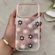 قاب گوشی iPhone 17 Pro آیفون شفاف PC CASE شفاف پشت طلق فانتزی طرح گل کد 157765