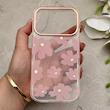 قاب گوشی iPhone 17 Pro آیفون شفاف PC CASE شفاف پشت طلق فانتزی طرح گل کد 157766