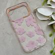 قاب گوشی iPhone 17 Pro آیفون شفاف PC CASE شفاف پشت طلق فانتزی طرح گل کد 157766