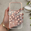 قاب گوشی iPhone 17 Pro آیفون شفاف PC CASE شفاف پشت طلق فانتزی طرح گل کد 157767