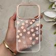 قاب گوشی iPhone 17 Pro آیفون شفاف PC CASE شفاف پشت طلق فانتزی طرح گل کد 157767