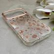 قاب گوشی iPhone 17 Pro آیفون شفاف PC CASE شفاف پشت طلق فانتزی طرح گل کد 157770