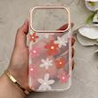 قاب گوشی iPhone 17 Pro آیفون شفاف PC CASE شفاف پشت طلق فانتزی طرح گل کد 157773