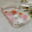 قاب گوشی iPhone 17 Pro آیفون شفاف PC CASE شفاف پشت طلق فانتزی طرح گل کد 157773