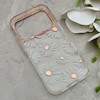 قاب گوشی iPhone 17 Pro آیفون شفاف PC CASE شفاف پشت طلق فانتزی طرح گل کد 157774