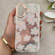قاب گوشی iPhone 17 آیفون شفاف PC CASE شفاف پشت طلق فانتزی طرح گل کد 157776