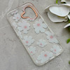 قاب گوشی iPhone 17 آیفون شفاف PC CASE شفاف پشت طلق فانتزی طرح گل کد 157776