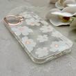قاب گوشی iPhone 17 آیفون شفاف PC CASE شفاف پشت طلق فانتزی طرح گل کد 157776