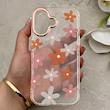 قاب گوشی iPhone 17 آیفون شفاف PC CASE شفاف پشت طلق فانتزی طرح گل کد 157777