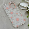 قاب گوشی iPhone 17 آیفون شفاف PC CASE شفاف پشت طلق فانتزی طرح گل کد 157778