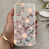 قاب گوشی iPhone 17 آیفون شفاف PC CASE شفاف پشت طلق فانتزی طرح گل کد 157778