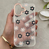 قاب گوشی iPhone 17 آیفون شفاف PC CASE شفاف پشت طلق فانتزی طرح گل کد 157779