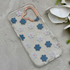قاب گوشی iPhone 17 آیفون شفاف PC CASE شفاف پشت طلق فانتزی طرح گل کد 157779
