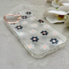 قاب گوشی iPhone 17 آیفون شفاف PC CASE شفاف پشت طلق فانتزی طرح گل کد 157779