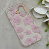قاب گوشی iPhone 17 آیفون شفاف PC CASE شفاف پشت طلق فانتزی طرح گل کد 157780