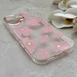 قاب گوشی iPhone 17 آیفون شفاف PC CASE شفاف پشت طلق فانتزی طرح گل کد 157780