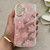 قاب گوشی iPhone 17 آیفون شفاف PC CASE شفاف پشت طلق فانتزی طرح گل کد 157780