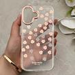 قاب گوشی iPhone 17 آیفون شفاف PC CASE شفاف پشت طلق فانتزی طرح گل کد 157781