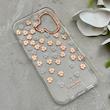 قاب گوشی iPhone 17 آیفون شفاف PC CASE شفاف پشت طلق فانتزی طرح گل کد 157781