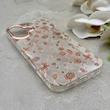 قاب گوشی iPhone 17 آیفون شفاف PC CASE شفاف پشت طلق فانتزی طرح گل کد 157782
