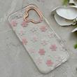 قاب گوشی iPhone 17 آیفون شفاف PC CASE شفاف پشت طلق فانتزی طرح گل کد 157783