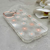 قاب گوشی iPhone 17 آیفون شفاف PC CASE شفاف پشت طلق فانتزی طرح گل کد 157783