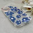 قاب گوشی iPhone 17 آیفون شفاف PC CASE شفاف پشت طلق فانتزی طرح گل کد 157784