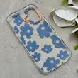 قاب گوشی iPhone 17 آیفون شفاف PC CASE شفاف پشت طلق فانتزی طرح گل کد 157784