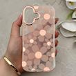 قاب گوشی iPhone 17 آیفون شفاف PC CASE شفاف پشت طلق فانتزی طرح گل کد 157786