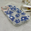 قاب گوشی iPhone 16 آیفون شفاف PC CASE شفاف پشت طلق فانتزی طرح گل کد 157787