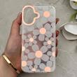 قاب گوشی iPhone 16 آیفون شفاف PC CASE شفاف پشت طلق فانتزی طرح گل کد 157788