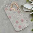 قاب گوشی iPhone 16 آیفون شفاف PC CASE شفاف پشت طلق فانتزی طرح گل کد 157789