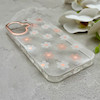 قاب گوشی iPhone 16 آیفون شفاف PC CASE شفاف پشت طلق فانتزی طرح گل کد 157789