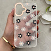 قاب گوشی iPhone 16 آیفون شفاف PC CASE شفاف پشت طلق فانتزی طرح گل کد 157790