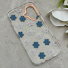 قاب گوشی iPhone 16 آیفون شفاف PC CASE شفاف پشت طلق فانتزی طرح گل کد 157790
