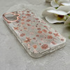قاب گوشی iPhone 16 آیفون شفاف PC CASE شفاف پشت طلق فانتزی طرح گل کد 157794