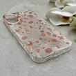 قاب گوشی iPhone 16 آیفون شفاف PC CASE شفاف پشت طلق فانتزی طرح گل کد 157794