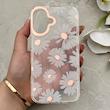 قاب گوشی iPhone 16 آیفون شفاف PC CASE شفاف پشت طلق فانتزی طرح گل کد 157795