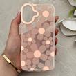قاب گوشی iPhone 16 آیفون شفاف PC CASE شفاف پشت طلق فانتزی طرح گل کد 157796