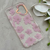 قاب گوشی iPhone 16 آیفون شفاف PC CASE شفاف پشت طلق فانتزی طرح گل کد 157797