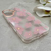 قاب گوشی iPhone 16 آیفون شفاف PC CASE شفاف پشت طلق فانتزی طرح گل کد 157797