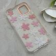 قاب گوشی iPhone 11 آیفون شفاف PC CASE شفاف پشت طلق فانتزی طرح گل کد 157803