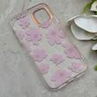 قاب گوشی iPhone 11 آیفون شفاف PC CASE شفاف پشت طلق فانتزی طرح گل کد 157804