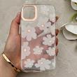قاب گوشی iPhone 11 آیفون شفاف PC CASE شفاف پشت طلق فانتزی طرح گل کد 157805
