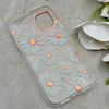 قاب گوشی iPhone 11 آیفون شفاف PC CASE شفاف پشت طلق فانتزی طرح گل کد 157807